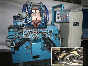 Iron chain welding machine